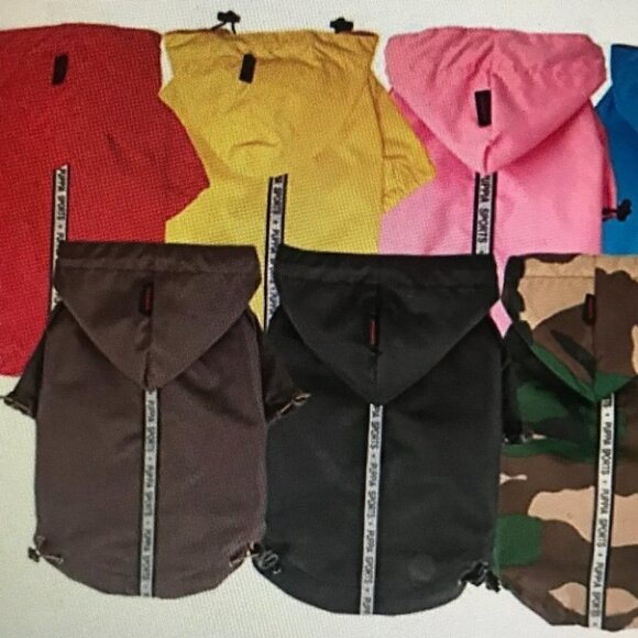 PUPPIA Authentic Base Jumper Waterproof hooded Raincoat - Picture 2 of 6